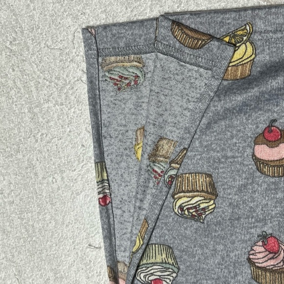 Printed wide leg loungewear - simple pleasures- medium B9-6 - Picture 4 of 6